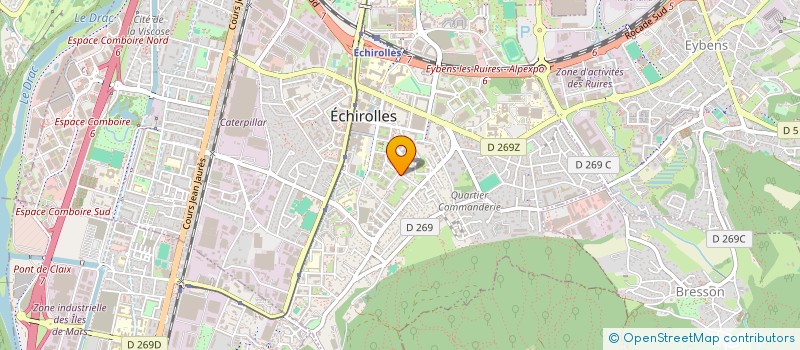 localisation de l'entreprise DEXEL SERVICES PLOMBERIE  ECHIROLLES