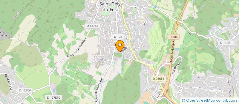 localisation de l'entreprise DEXELIO  SAINT-GELY-DU-FESC