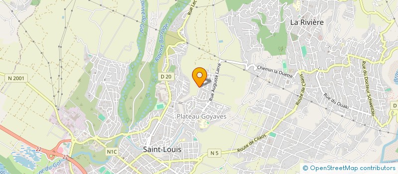 localisation de l'entreprise DEXIGN REUNION  SAINT-LOUIS