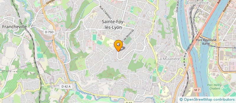 localisation de l'entreprise DEXIS  SAINTE-FOY-LES-LYON