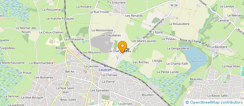 localisation de l'entreprise DEXIS à COUERON