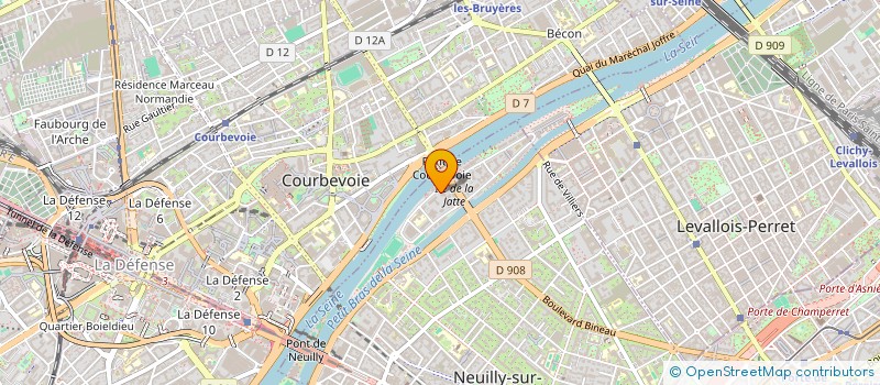 localisation de l'entreprise DEXPHAR à NEUILLY-SUR-SEINE