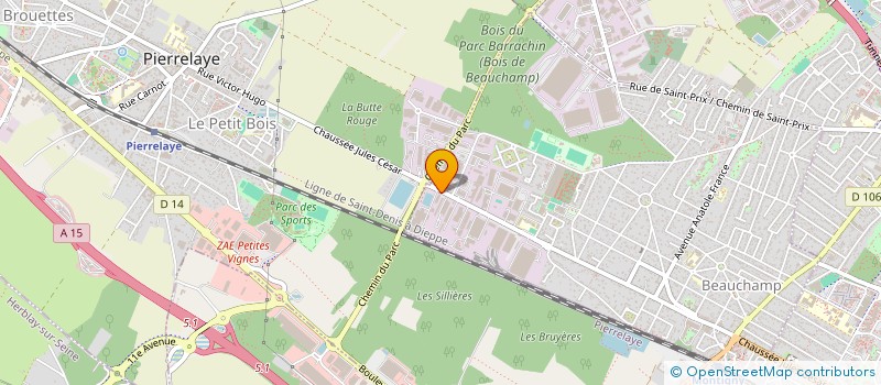 localisation de l'entreprise DEXTER  BEAUCHAMP