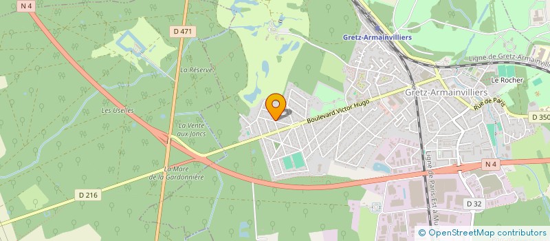 localisation de l'entreprise DEXTERIA PAYSAGE  GRETZ-ARMAINVILLIERS