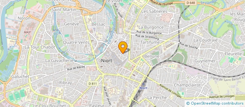 localisation de l'entreprise DEXTERIMMO  NIORT