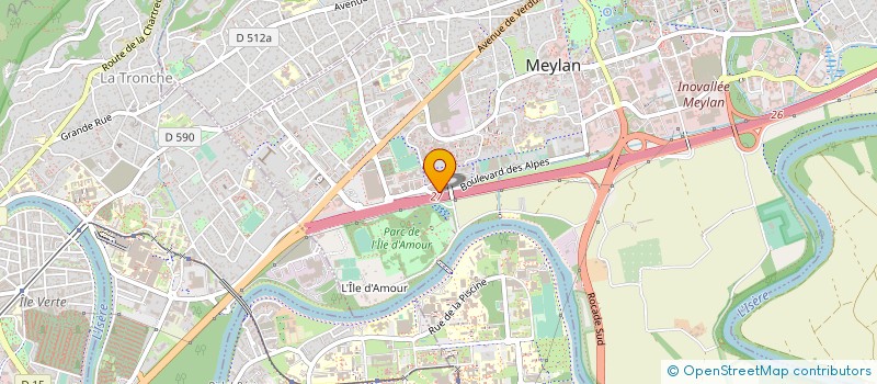 localisation de l'entreprise DEXUS à MEYLAN