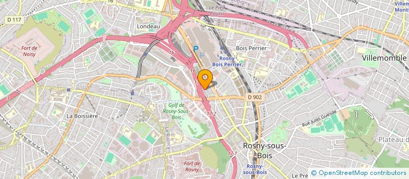 localisation de l'entreprise DEXXYS SERVICES  ROSNY-SOUS-BOIS
