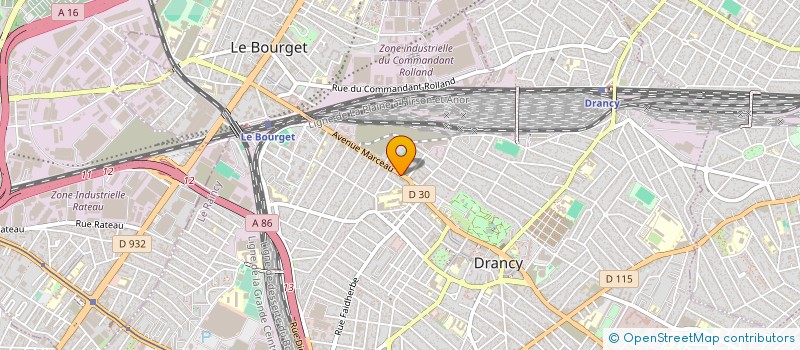 localisation de l'entreprise DEXYA à DRANCY