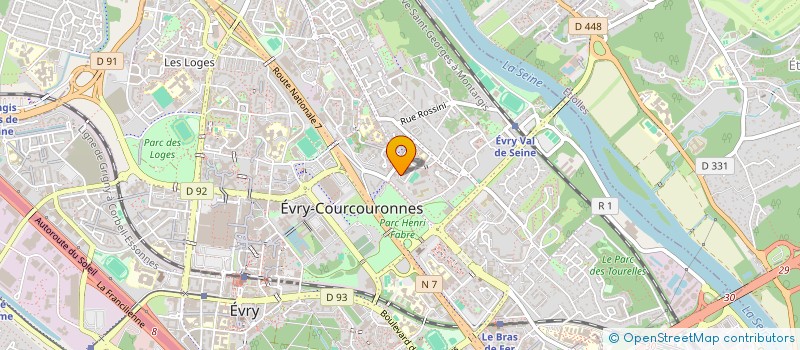 localisation de l'entreprise DEYDO à EVRY-COURCOURONNES