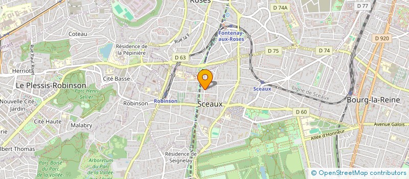 localisation de l'entreprise DEYEUVES à SCEAUX