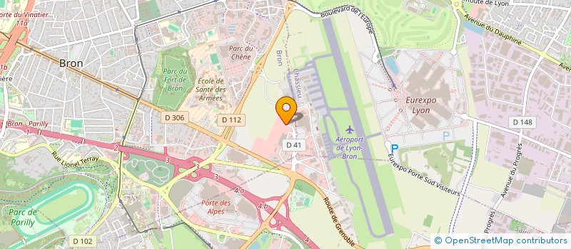 localisation de l'entreprise DEYFI HOLDING à BRON