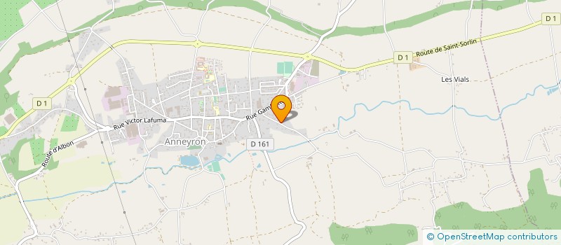 localisation de l'entreprise DEYGAS ET ASSOCIES à ANNEYRON