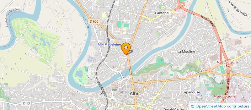 localisation de l'entreprise DEYMIE  GONIN à ALBI