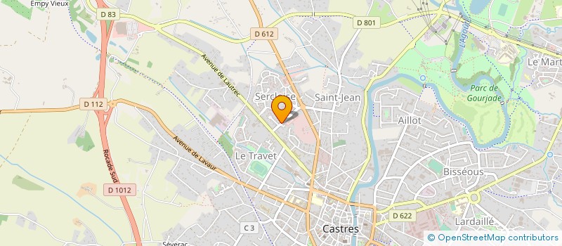 localisation de l'entreprise DEYMIER JEAN ETIENNE  CASTRES