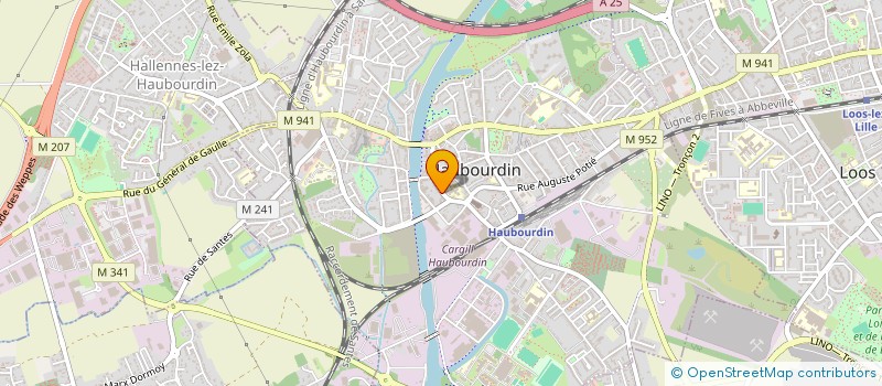 localisation de l'entreprise DEYNA  HAUBOURDIN