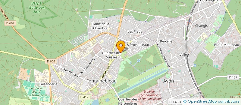 localisation de l'entreprise DEYNA CONSULTING à FONTAINEBLEAU