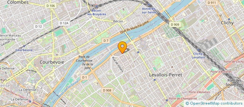 localisation de l'entreprise DEYOU à LEVALLOIS-PERRET