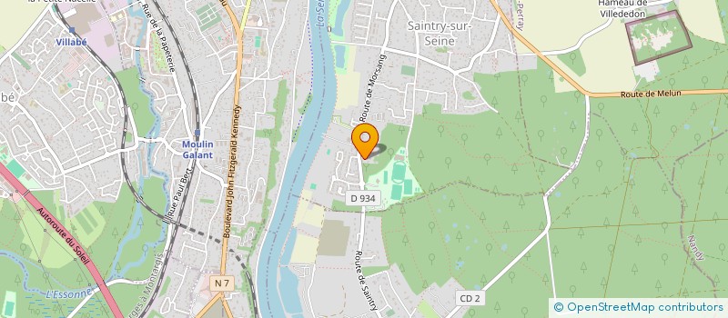 localisation de l'entreprise DEZ IMPORT à SAINTRY-SUR-SEINE