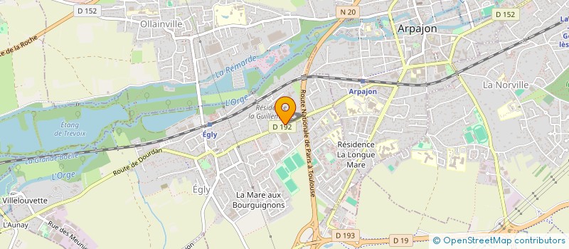 localisation de l'entreprise DEZA  EGLY