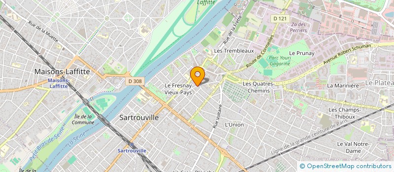 localisation de l'entreprise DEZAI MAHO-ACTION-SECURITE (D.M.A.S.)  SARTROUVILLE