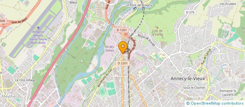 localisation de l'entreprise DEZAINA à ANNECY