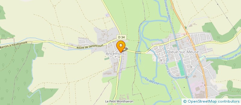 localisation de l'entreprise DEZAN à ANCEMONT