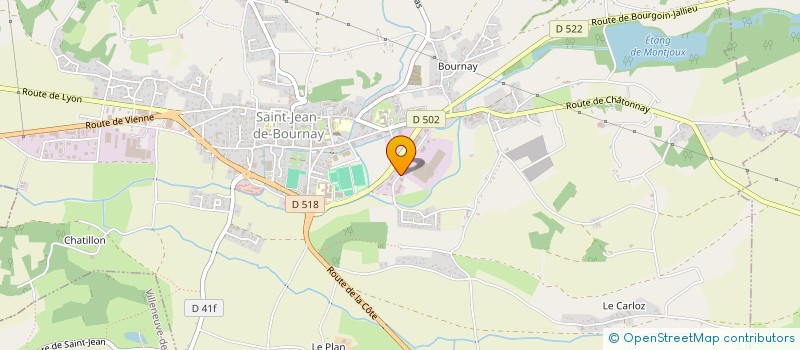 localisation de l'entreprise DEZARNAUD  SAINT-JEAN-DE-BOURNAY