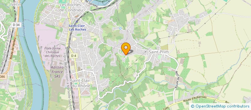 localisation de l'entreprise DEZARNAUD  SAINT-PRIM