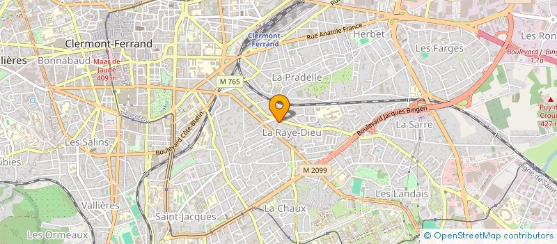 localisation de l'entreprise DEZAUTEZ DEVELOPPEMENT  PONT-DU-CHATEAU