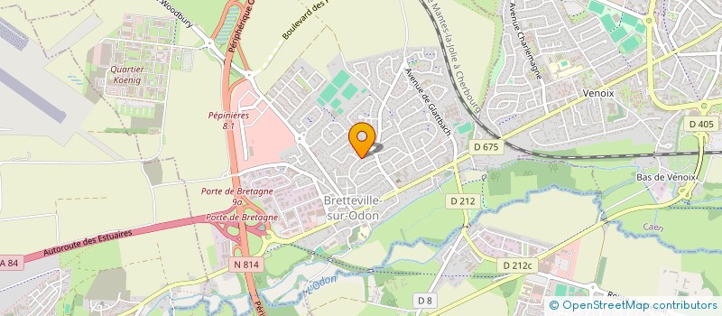 localisation de l'entreprise DEZE - FAUNY à CAEN