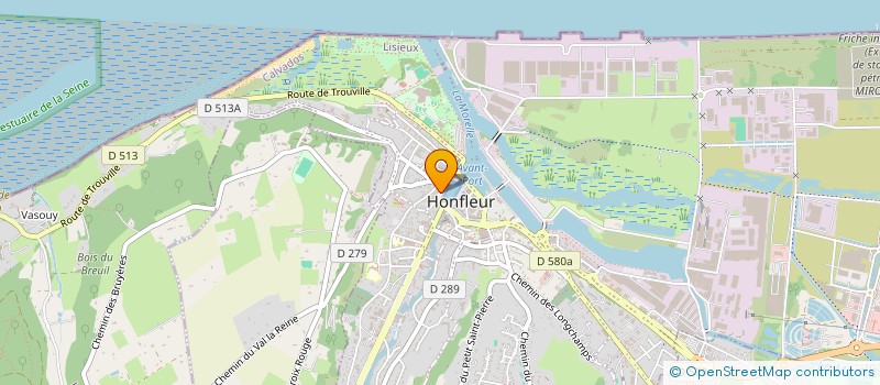 localisation de l'entreprise DEZEDE  HONFLEUR