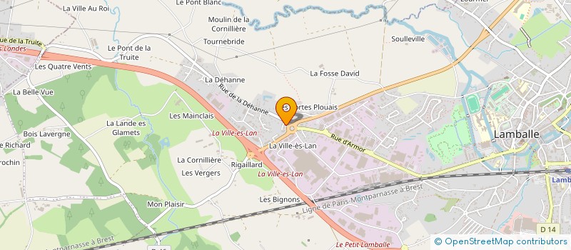 localisation de l'entreprise DEZELLES à LAMBALLE-ARMOR
