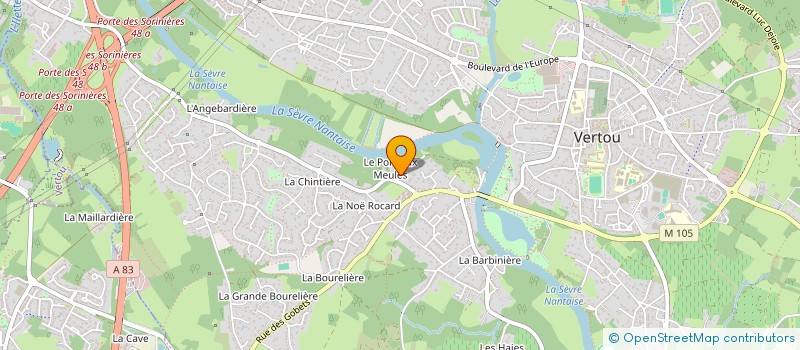 localisation de l'entreprise DEZIL à VERTOU