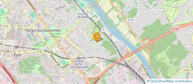 localisation de l'entreprise DEZIL TRAVAUX à EVRY-COURCOURONNES
