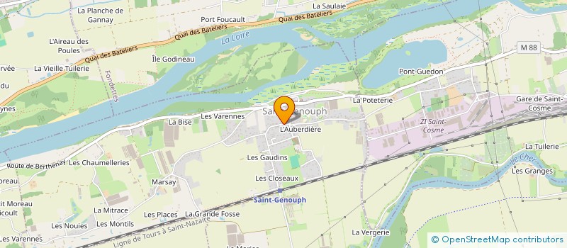 localisation de l'entreprise DEZIRE  SAINT-GENOUPH