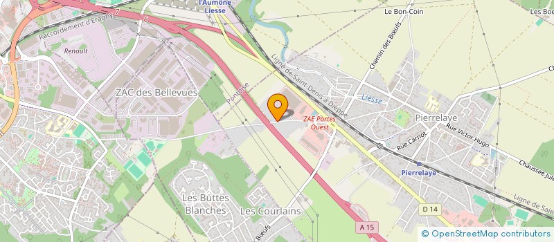 localisation de l'entreprise DEZITTER  PIERRELAYE