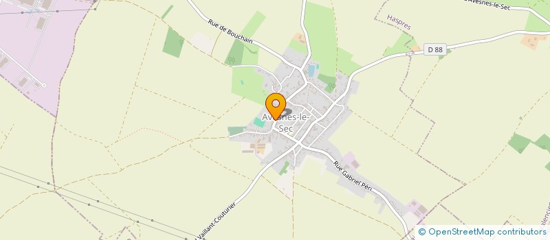 localisation de l'entreprise DEZO CONCEPT à AVESNES-LE-SEC