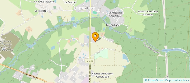 localisation de l'entreprise DEZONNIERE  BRAY-SAINT-AIGNAN