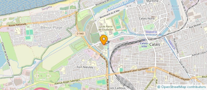 localisation de l'entreprise DEZOTEUX LOC'  CALAIS