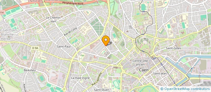 localisation de l'entreprise DEZWARTE & VOUS à CAEN
