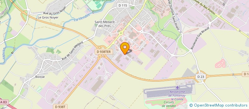 localisation de l'entreprise DEZYCO à FONTENAY-LE-COMTE
