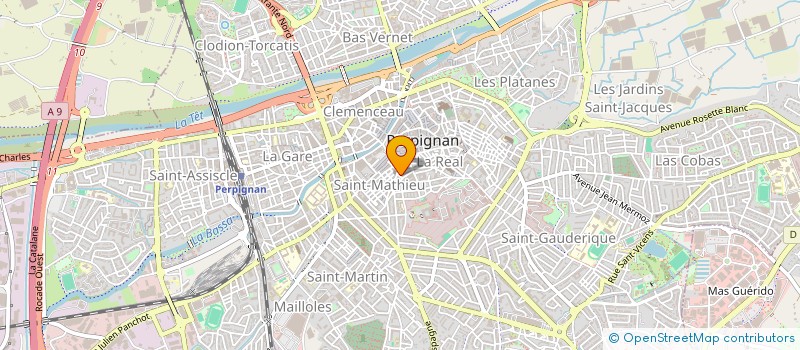 localisation de l'entreprise DF ARCHI IMMO à PERPIGNAN