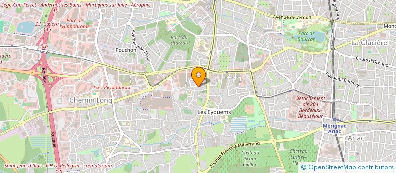 localisation de l'entreprise DF ATLANTIQUE à MERIGNAC
