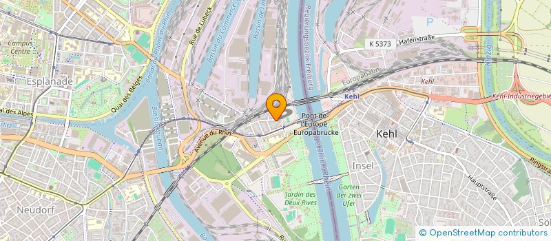 localisation de l'entreprise DF AUTOMOBILE à STRASBOURG