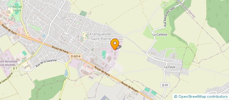 localisation de l'entreprise DF AUTOS  FRANQUEVILLE-SAINT-PIERRE