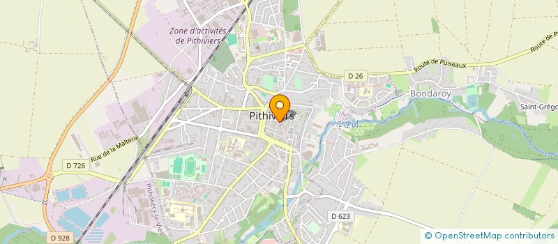 localisation de l'entreprise DF BARBER à PITHIVIERS