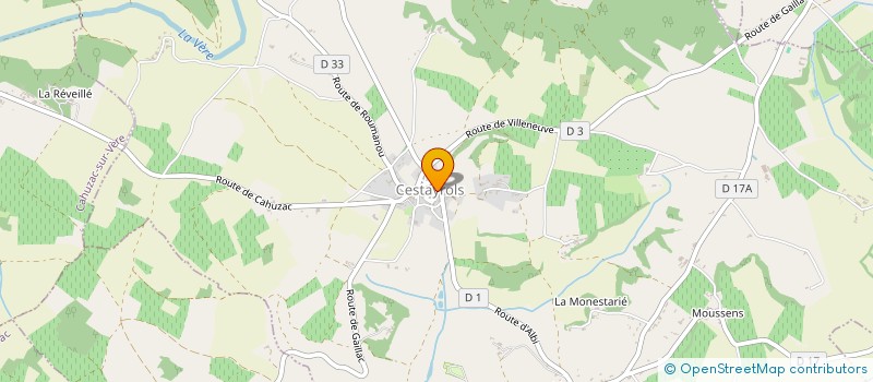 localisation de l'entreprise DF BATIMENT  CESTAYROLS