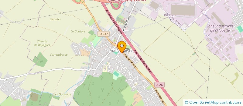 localisation de l'entreprise DF CARRELAGE  AIX-NOULETTE