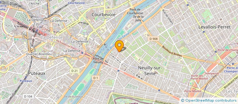 localisation de l'entreprise DF COLLECTION à NEUILLY-SUR-SEINE