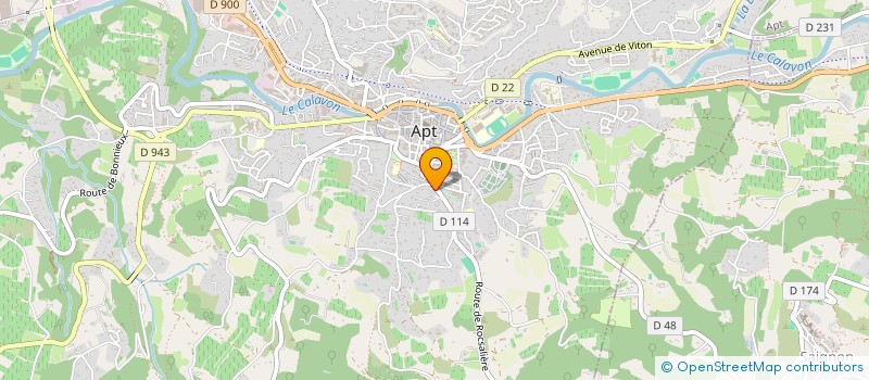 localisation de l'entreprise DF CONCEPT  APT